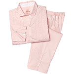 Pink 500-thread-count cotton set of pajamans, Body Linens.