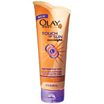 Touch of sun overnight body lotion, Olay.