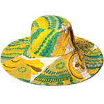 Cotton hat, Trina Turk.