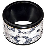 Plastic bracelet, Emporio Armani.