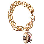 14kt-gold-plated bracelet, La Vie Parisienne by Catherine Popesco.