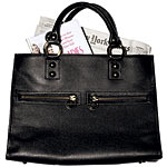 Leather bag, Samantha Thavasa.