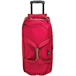 Nylon lightweight wheelie with leather trim (15" x 24"), Longchamp.