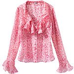 Silk blouse, Badgley Mischka Platinum Sportswear.