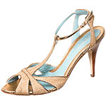 Raffia and leather shoes, Lambertson Truex.