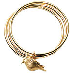18kt Peace Dove bangles, Janet Mavec.