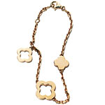18kt Byzantine Alhambra bracelet, Van Cleef & Arpels.