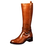 Leather boot, Etienne Aigner.