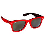 Plastic sunglasses, Ray-Ban.