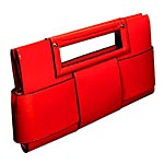 Vinyl clutch, Steve Madden.