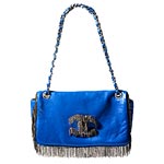 Purse in lambskin and ruthenium, Chanel.