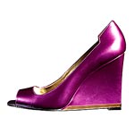 Patent-leather wedge, Guess by Marciano.