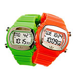 Rubber-and-steel watches, Adidas.