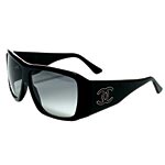 Plastic-and-metal sunglasses, Chanel.