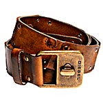Leather belt, Diesel.