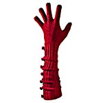 Wool-cashmere gloves, Nicole Miller.