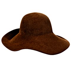 Felt hat, Patricia Underwood.