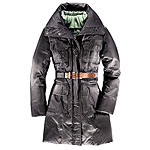 Cotton-nylon parka with down and feathers, DKNY.