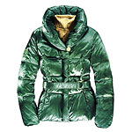 Nylon-polyester parka with down, Free Country.