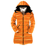 Nylon parka with down, Moncler.