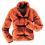 Micropolyester parka with down, Nautica.