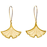 Brass earrings, Erica Weiner.