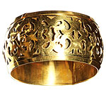 Gold plated bracelets, Jacqueline Jarrot.