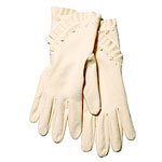 Polyester-spandex gloves, Jeanne Simmons Accessories.