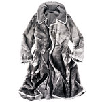 Rabbit-fur coat, Alberta Ferretti.