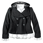 Wool peacoat, Old Navy.
