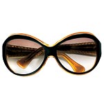 Plastic sunglasses, Calvin Klein.