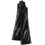 10-button leather gloves, Nine West.