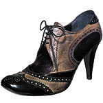 Leather oxford heel, Sinela.