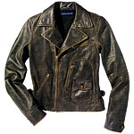 Leather jacket, Ralph Lauren Blue Label.