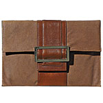 Goatskin clutch, Andrea Brueckner.