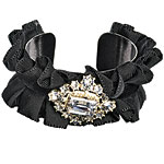 Jeweled silk cuff, Banana Republic.