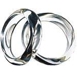 Lucite bracelets, Banana Republic.