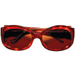 Plastic sunglasses, Emporio Armani.
