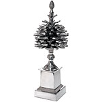 Nickel-zinc pinecone centerpiece (height 17.5"), Mottahedeh.