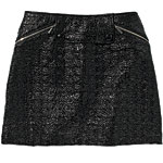 Polyester-vinyl miniskirt, Walter.
