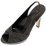 Suede slingback, Banana Republic.