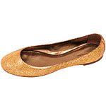 Leather flat, Banana Republic.