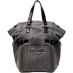 Flannel downtown tote, Yves Saint Laurent.