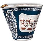 Leather coffee cup change purse, George Skelcher.