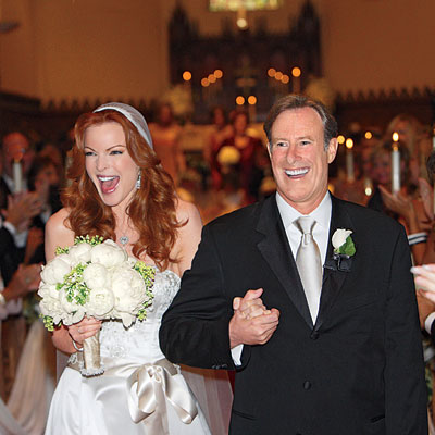 Celebrity Weddings on Celebrity Wedding  Marcia Cross   Tom Mahoney