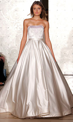 reem acra embroidered ballgown