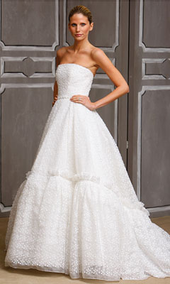 carolina herrera organza ballgown