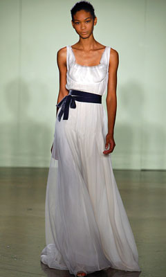 vera wang sheath gown