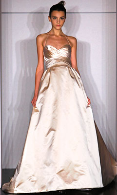 Amsale halter gown
