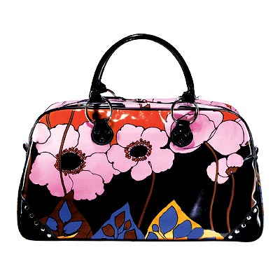 floral tote bag